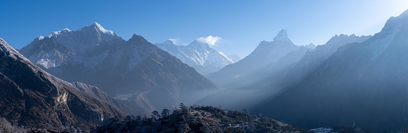 喜马拉雅山脉全景