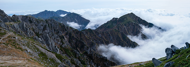 长野县的木须山脉