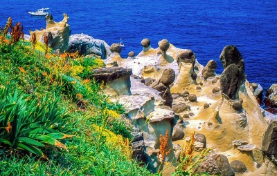 台湾海岸地质构造，和平岛公园
