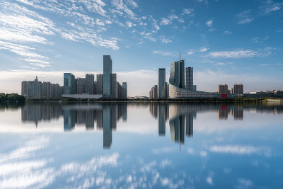 合肥现代建筑的天际线