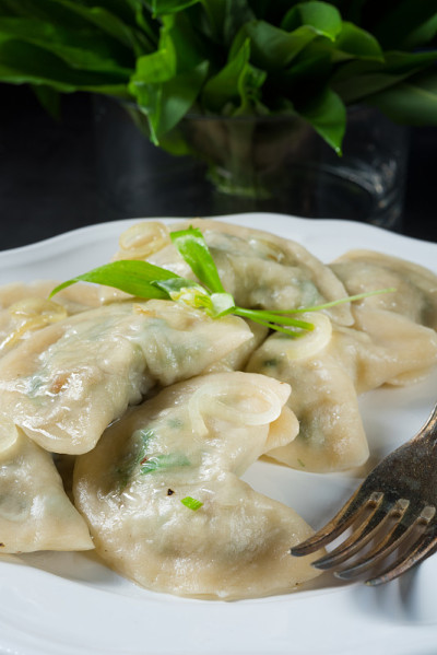 野蒜皮饺子