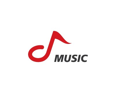 音乐笔记图标矢量