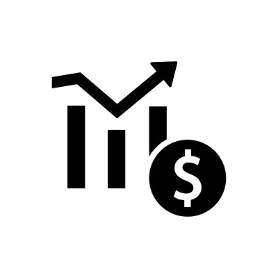 利润报表图标。分析，收益，财务报告(矢量图)