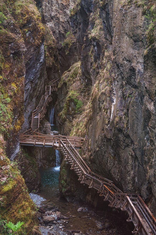 西格蒙德·顿·克拉姆(Gorge)，阿尔普斯，奥地利