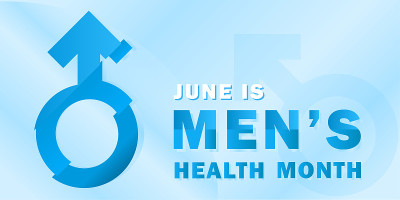 旗帜为全国男子健康月与象征男子气概和文本，传统上每年6月举行，健康的生活方式的概念
