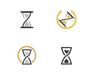 沙漏图标矢量