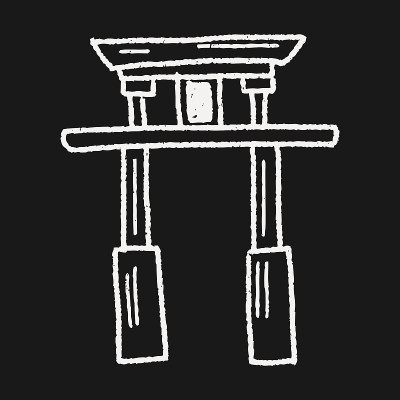 日本弓涂鸦