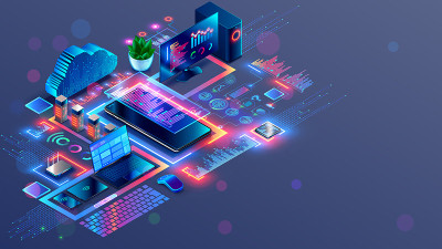 计算机软件开发。编程。编码。技术创建应用程序。