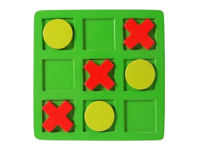 白色的木一字棋