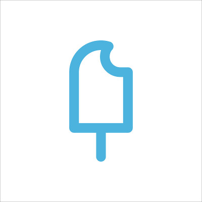ice cream icon flat vector logo design trendy
