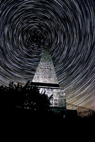 夜碑，北极星，步道