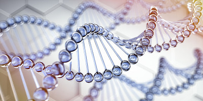 DNA序列，DNA代码结构-医学3d插图