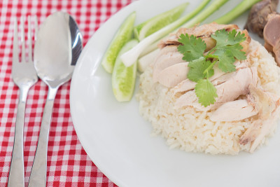 蒸鸡饭