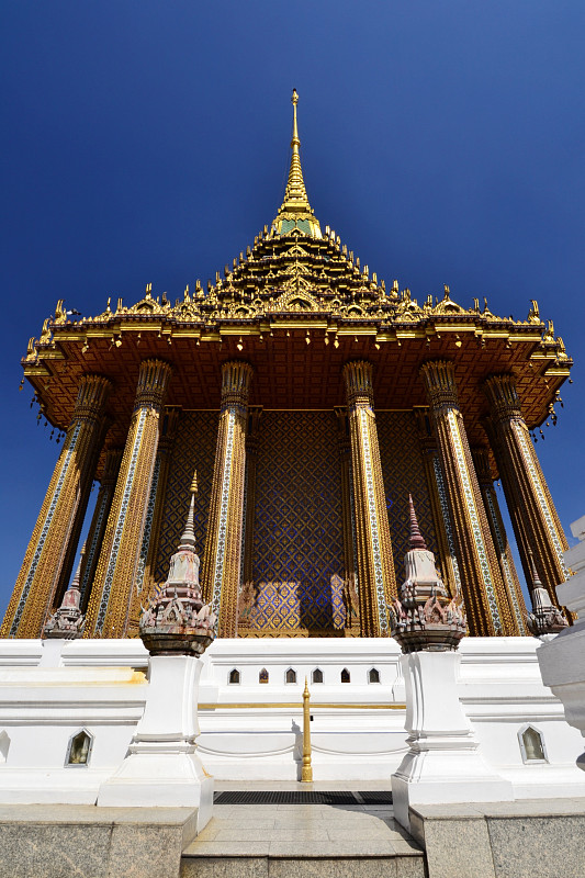 泰国寺庙的古代建筑