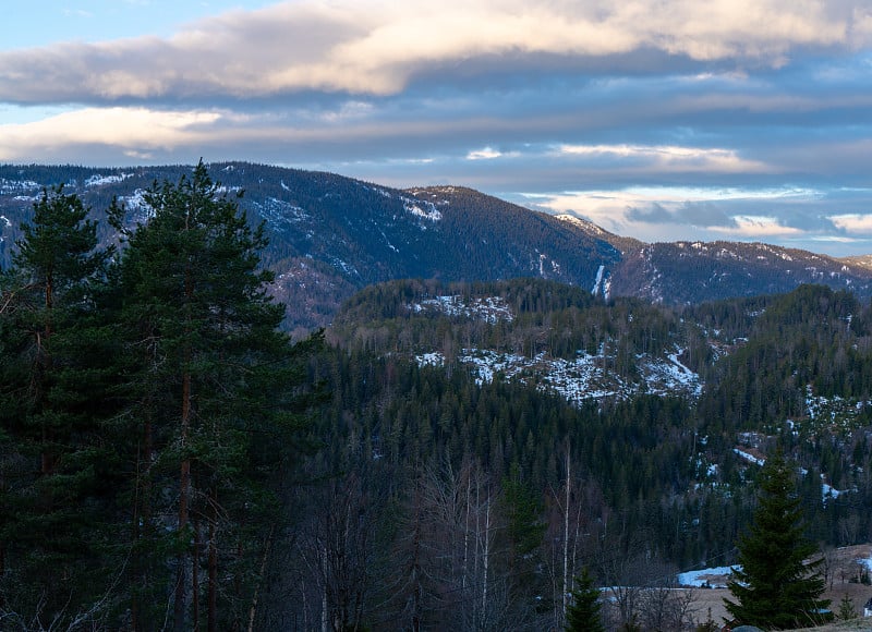 挪威Vestfold og Telemark郡Kviteseid市的Brunkeberg村