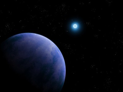 与地球相似的行星，遥远太空中的美丽外星行星，太阳系元素