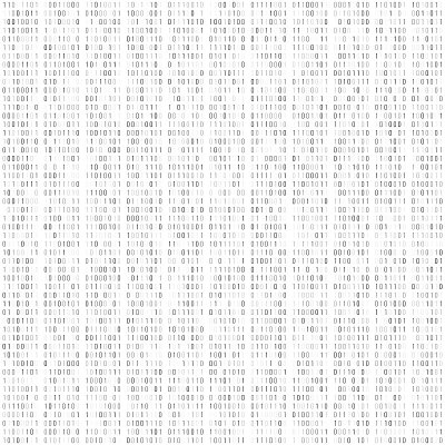 Binary code digital technology background. Compute