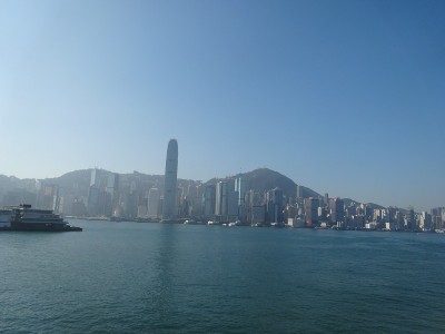 香港维多利亚港的美景