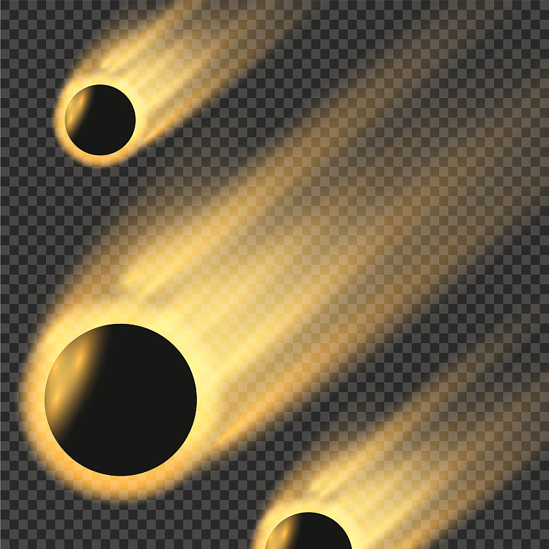 Eclipse矢量插图。集