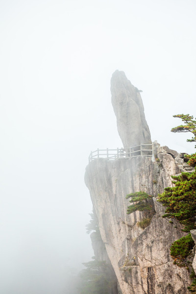 中国黄山风景区景观