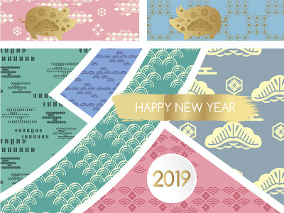 2019年春节，猪年快乐。