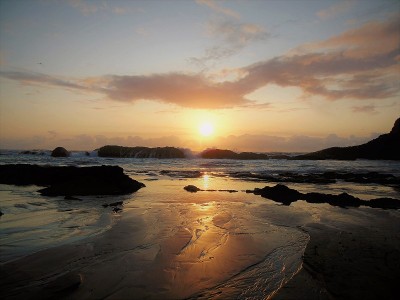 海岸日落