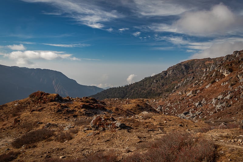 喜马拉雅山脉如画的风景