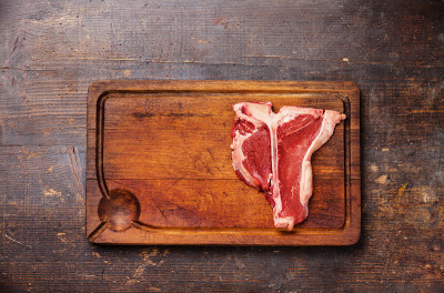 生鲜肉t骨牛排