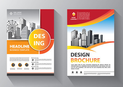 Brochure design, cover modern layout, annual repor