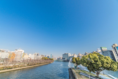 大阪市景-中之岛区-日本大阪