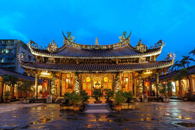 博安寺夜景