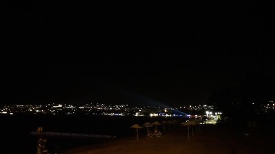 在游艇上拍摄的博德鲁姆Gumbet全景