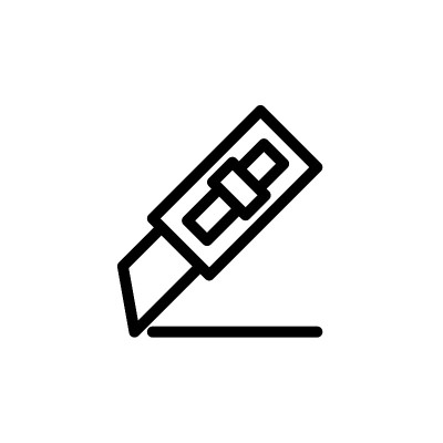 插图矢量图形切割图标模板