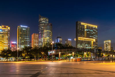 杭州金融中心的建筑景观