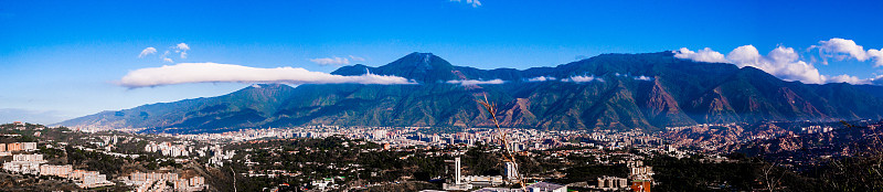 加拉加斯的全景