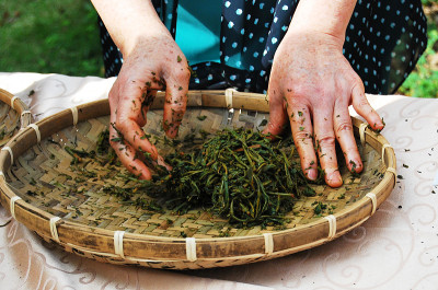 泡茶工艺:捻制。