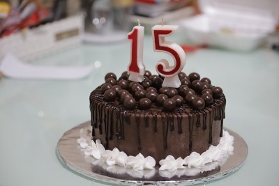 15岁生日蛋糕