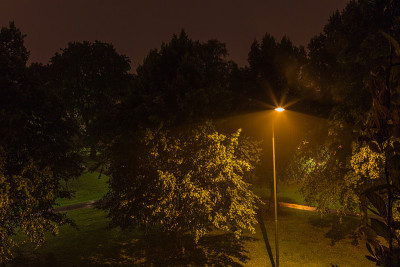 雨倾盆而下