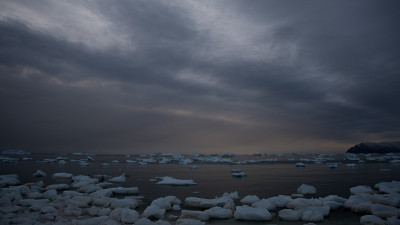 Qaanaaq (Thule)的日落