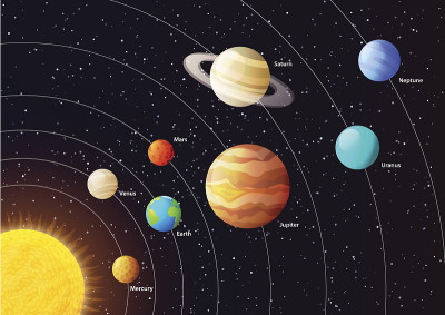 太阳系行星矢量