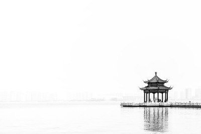石桥景观公园古亭