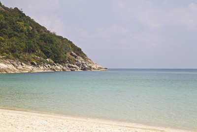 帕岸岛的风景，瓶装海滩，泰国