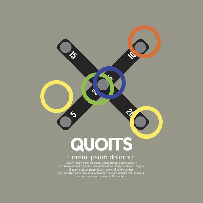 顶视图的Quoits