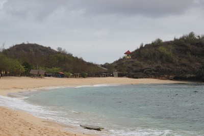 日落海滩