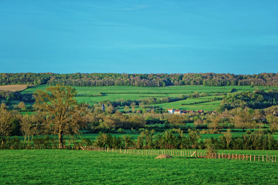 法国Bourgogne franz Comte地区Vezelay全景图