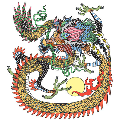 中国龙是天上的风水动物