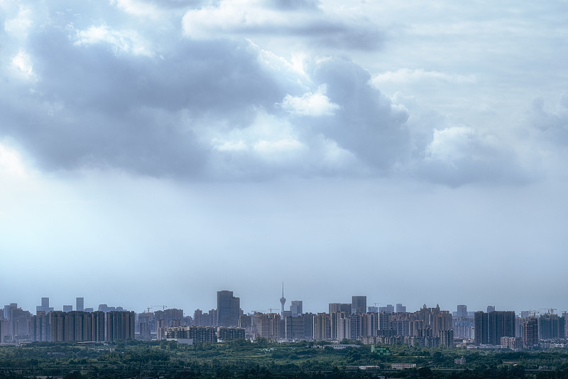 城市的天空边界
