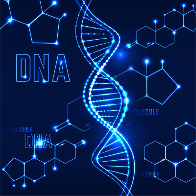 分子背景图像
