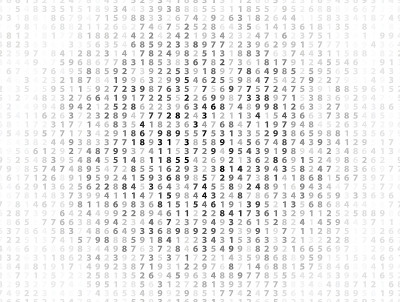 矢量插图抽象大数据数字业务背景