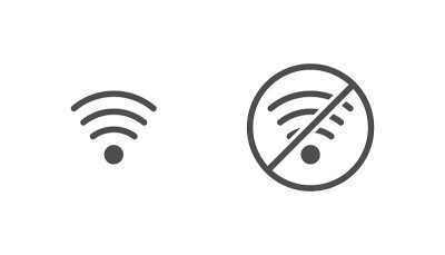Wifi通知图标矢量设计